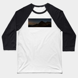 Mountains and stars above at night Baseball T-Shirt